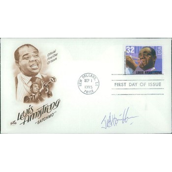 Jeff Hamilton Jazz Drummer Signed First Day Issue Cachet JSA Authenticated