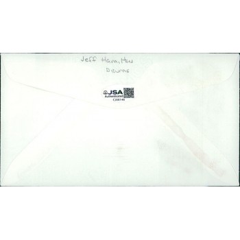 Jeff Hamilton Jazz Drummer Signed First Day Issue Cachet JSA Authenticated
