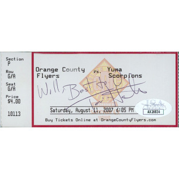 Teri Hatcher Actress Signed OC Flyers Ticket Stub JSA Authenticated Personalized