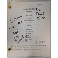 Drew Hayes Signed Unhappily Ever After Script Copy JSA Authenticated