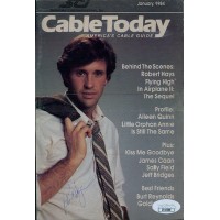 Robert Hays Actor Signed 5x7.5 Cut Magazine Page Photo JSA Authenticated Robert Hays Actor Signed 5x7.5 Cut Magazine Page Photo JSA Authenticated