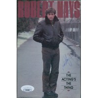 Robert Hays Actor Signed 5x7 Cut Magazine Page Photo JSA Authenticated Robert Hays Actor Signed 5x7 Cut Magazine Page Photo JSA Authenticated