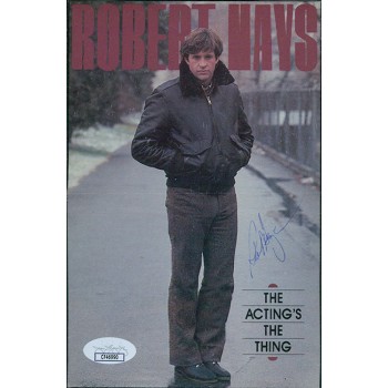Robert Hays Actor Signed 5x7 Cut Magazine Page Photo JSA Authenticated