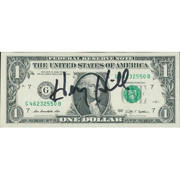 Henry Hill Goodfellas Mobster Signed One Dollar Bill JSA Authenticated