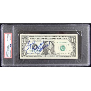 Rebecca Holden Actress Singer Signed One Dollar Bill Currency PSA Authenticated