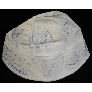 Hollywood Stars and Entertainers Signed Hat by 18 PSA Authenticated