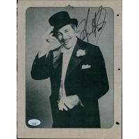 Howard Keel Actor Signed 8.25x11 Page Photo JSA Authenticated