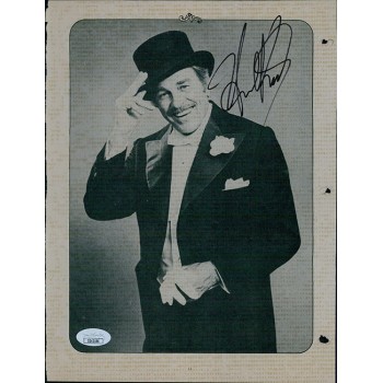 Howard Keel Actor Signed 8.25x11 Page Photo JSA Authenticated