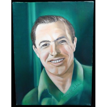 Gene Kelly Signed 12x16 One Of A Kind Hand Painted Canvas JSA Authenticated