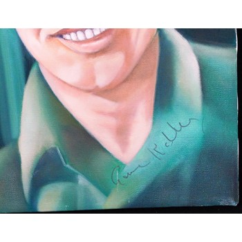 Gene Kelly Signed 12x16 One Of A Kind Hand Painted Canvas JSA Authenticated