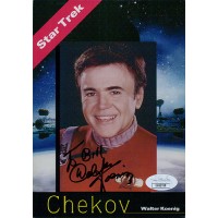 Walter Koenig Star Trek Signed 5x7 Promo Photo JSA Authenticated