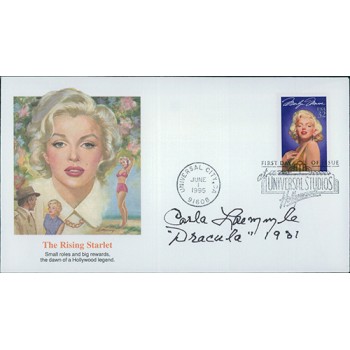 Carla Laemmle Actress Signed First Day Issue Cover FDC JSA Authenticated