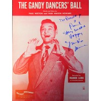 Frankie Laine Signed The Gandy Dancers' Ball Sheet Music JSA Authenticated