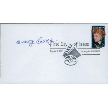 Betty Lasky Film Historian Signed First Day Issue Cover FDC JSA Authenticated