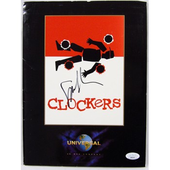 Spike Lee Clockers Director Signed Press Kit Folder JSA Authenticated