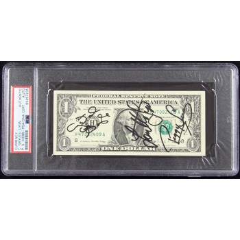 Loretta Lynn Crystal Gayle Peggy Sue Webb Signed Bill Currency PSA Authenticated