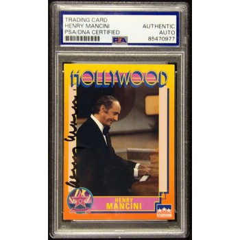 Henry Mancini Composer Conductor Signed 1991 Starline Card #30 PSA Authenticated