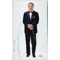 Mantovani Composer Conductor Signed 3.5x6 Cut Cardstock Photo JSA Authenticated