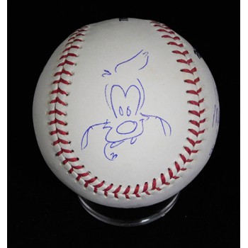 Jason Marsden Voice of Max Goof Disney Signed MLB Baseball JSA Authenticated