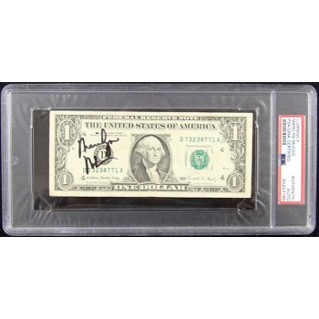 Marilyn McCoo Actress Singer Signed One Dollar Bill Currency PSA Authenticated