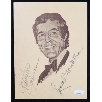 Ricardo Montalban Kathleen Freeman Signed Banquet Program JSA Authenticated