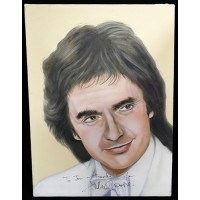 Dudley Moore Signed 12x16 One Of A Kind Hand Painted Canvas JSA Authenticated