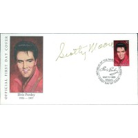 Scotty Moore Musician Signed First Day Elvis Issue Cover FDC JSA Authenticated