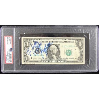 Lorrie Morgan Country Singer Signed One Dollar Bill Currency PSA Authenticated