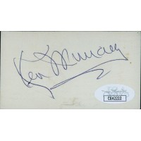 Ken Murray Actor Signed 2x3.5 Business Card JSA Authenticated