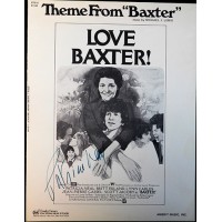 Patricia Neal Signed Theme From Baxter Love Baxter Sheet Music JSA Authenticated