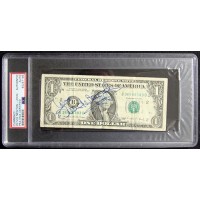 Olivia Newton-John Actress Signed One Dollar Bill Currency PSA Authenticated