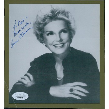 Helen O'Connell Actress Singer Signed 6x6.5 Cut Page JSA Authentic Personalized
