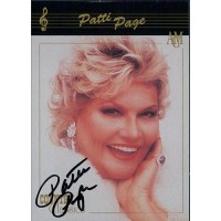 Patti Page Signed 1992 Collect-A-Card Country Classics Card #77 JSA Authentic