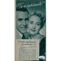 Jane Powell Actress Signed 5x9.5 Cut Magazine Page JSA Authenticated