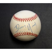 Dennis Quaid Actor Signed Rawlings American League Baseball JSA Authenticated