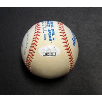 Dennis Quaid Actor Signed Rawlings American League Baseball JSA Authenticated