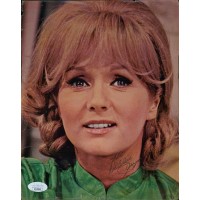 Debbie Reynolds Actress Signed 8x10 Cut Magazine Page Photo JSA Authenticated