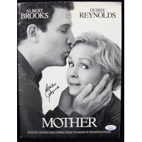 Debbie Reynolds Mother Actress Signed Press Kit Folder JSA Authenticated