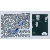 Charles Buddy Rogers Actor Signed 5x8.25 Cut Magazine Page Photo JSA Authentic
