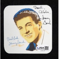 Tommy Sands Actor Singer Signed 3.5x3.5 Iron On Patch JSA Authenticated