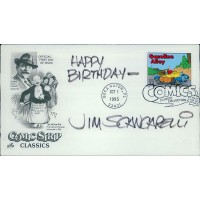 Jim Scancarelli Cartoonist Signed First Day Issue Cachet JSA Authenticated