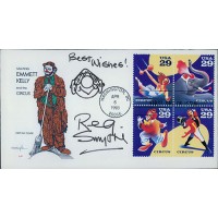 Reg Smythe Cartoonist Signed First Day Issue Cover FDC JSA Authenticated