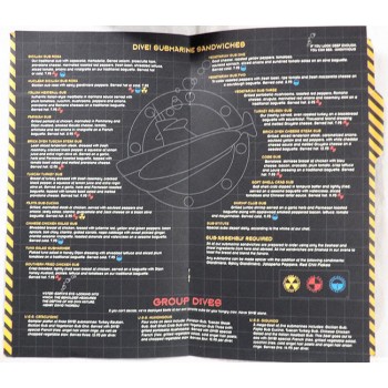 Steven Spielberg Director Signed Dive Restaurant Menu JSA Authenticated