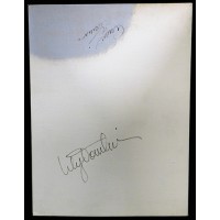 Lily Tomlin and Donald O'Connor Signed 12x16 Mounted Canvas JSA Authenticated
