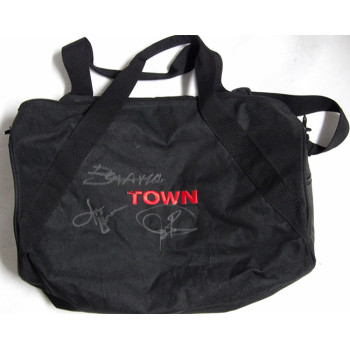 The Town Ben Affleck John Hamm Jeremy Renner Signed Duffle Bag JSA Authenticated