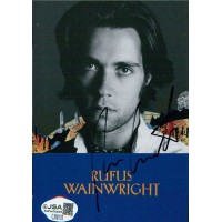 Rufus Wainwright Singer Signed 4x6 Postcard Photo JSA Authenticated Rufus Wainwright Singer Signed 4x6 Postcard Photo JSA Authenticated