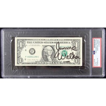 Jimmie Walker Actor Comedian Signed One Dollar Bill Currency PSA Authenticated