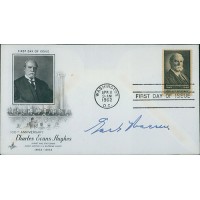 Earl Warren Chief Justice Signed First Day Cover FDC JSA Authenticated