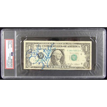 Gene Watson Country Singer Signed One Dollar Bill Currency PSA Authenticated