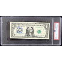 Andy Williams Singer Signed One Dollar Bill Currency PSA Authenticated